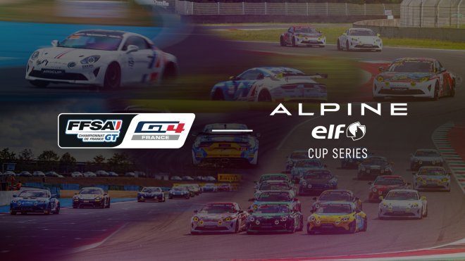 L’Alpine ELF Cup Series intégrée au Championnat de France FFSA GT dès 2026