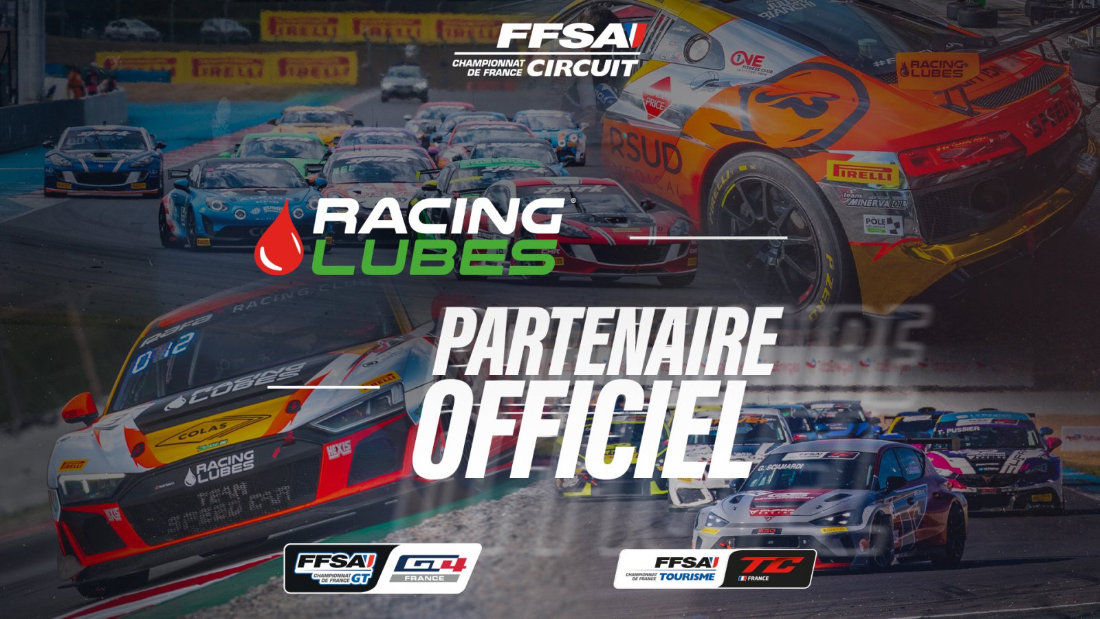 Racing Lubes rejoint les Championnats de France FFSA GT et FFSA Tourisme