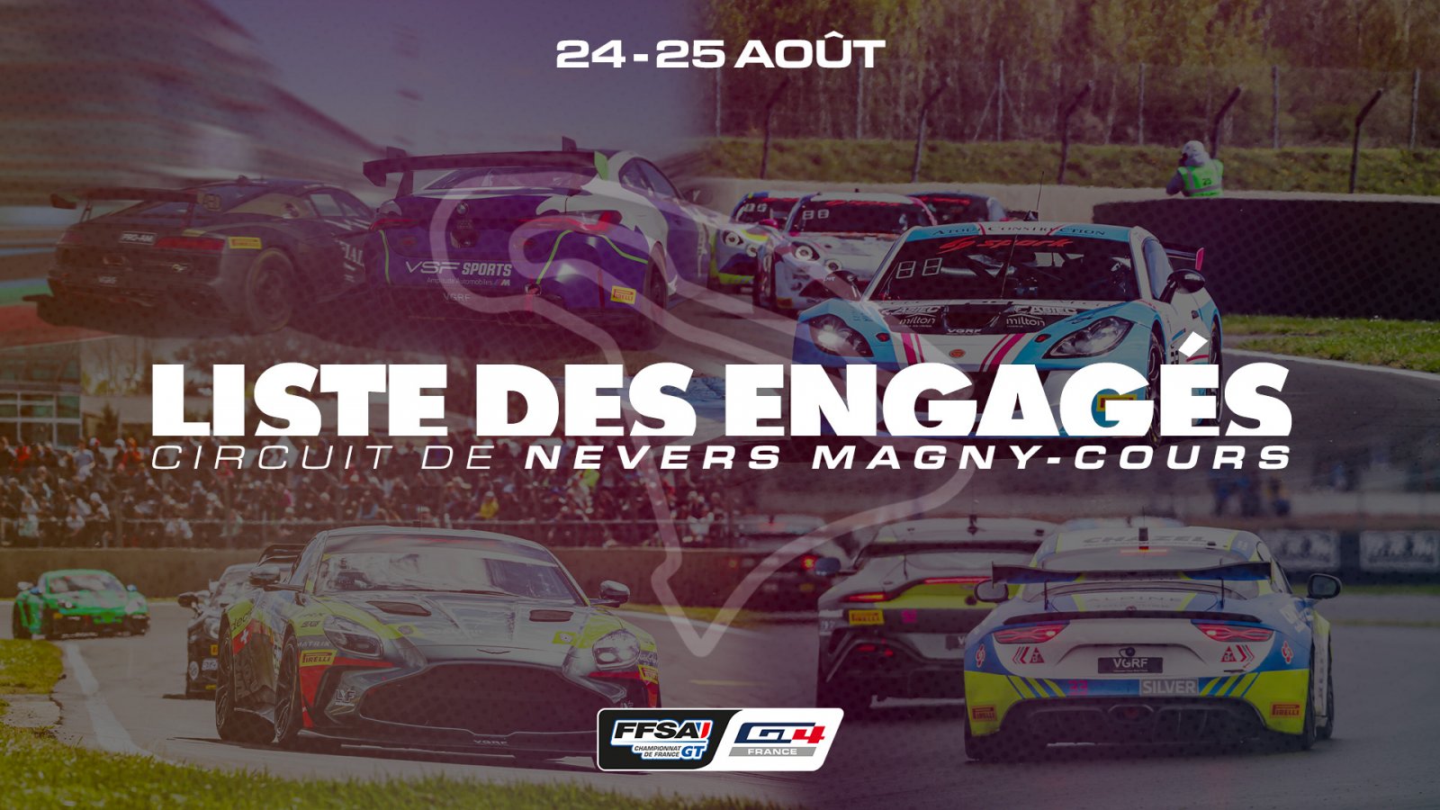 Le Championnat de France FFSA GT fait sa rentrée à Magny-Cours