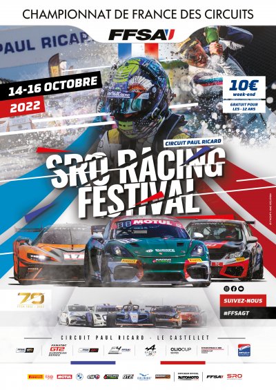 SRO Racing Festival poster