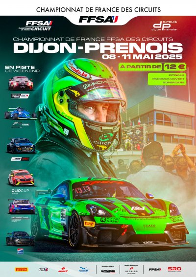 Championnat de France FFSA des Circuits - Dijon-Prenois poster