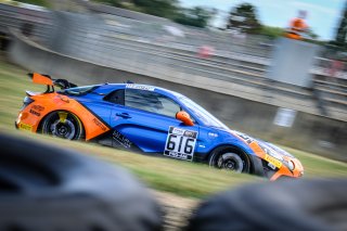 #616 Mirage Racing Alpine A110 GT4 Pro-Am Eric Clément Romain Iannetta, Free Practice 2
 | SRO / Dirk Bogaerts Photography