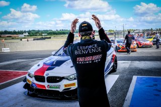 #17 L'Espace Bienvenue BMW M4 GT4 Silver Ricardo Van Der Ende Benjamin Lessennes, Race 1
 | SRO / Dirk Bogaerts Photography