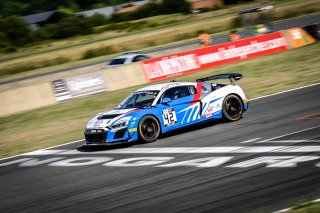 #42 Sainteloc Racing Audi R8 LMS GT4 Pro-Am Fabien Michal Gregory Guilvert, Race 3
 | SRO / Dirk Bogaerts Photography