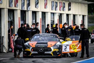 #2 CD Sport FRA Mercedes-AMG GT4 Silver Edouard Cauhaupe FRA Fabien Lavergne FRA, Pitlane, Race 3
 | SRO / Dirk Bogaerts Photography