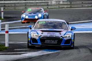 #42 Sainteloc Racing FRA Audi R8 LMS GT4 Pro-Am Fabien Michal FRA Gregory Guilvert FRA, Free Practice 2
 | SRO / Dirk Bogaerts Photography