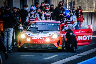 #36 CMR FRA Alpine A110 GT4 Pro-Am Christopher Campbell FRA Nicolas Prost FRA, Pitlane, Race 2
 | SRO / Dirk Bogaerts Photography