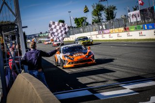 #22 Mirage Racing FRA Alpine A110 GT4 Invité Mateo Herrero FRA Morgan Moullin-Traffort FRA, Finish, Race 2
 | SRO / Dirk Bogaerts Photography