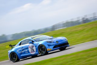 #76 Bodemer Auto FRA Alpine A110 GT4 Gregoire Demoustier Jean Charles Rédéle Laurent Coubard -, Testdays
 | SRO / Dirk Bogaerts Photography