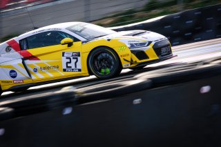 #27 Sainteloc Racing FRA Audi R8 LMS GT4 Pro-Am Cyril Saleilles FRA Adrien Tambay FRA, Qualifying
 | SRO / Dirk Bogaerts Photography