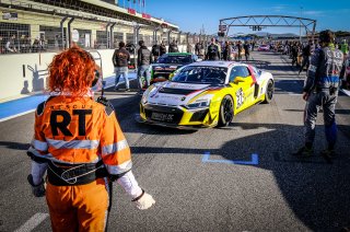 #27 Sainteloc Racing FRA Audi R8 LMS GT4 Pro-Am Cyril Saleilles FRA Adrien Tambay FRA, Gridwalk, Race 2
 | SRO / Dirk Bogaerts Photography