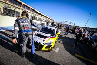 #27 Sainteloc Racing FRA Audi R8 LMS GT4 Pro-Am Cyril Saleilles FRA Adrien Tambay FRA, Gridwalk, Race 2
 | SRO / Dirk Bogaerts Photography