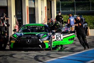 #64 Team JOUFFRUIT by Vic'TEAM FRA Mercedes-AMG GT4 Pro-Am Olivier Jouffret FRA Eric Tremoulet FRA, Pitlane, Race 2
 | SRO / Dirk Bogaerts Photography