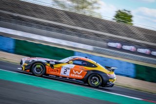 #2 CD Sport FRA Mercedes-AMG GT4 Silver Fabien Lavergne FRA Edouard Cauhaupe FRA, Free Practice 1
 | SRO / Dirk Bogaerts Photography