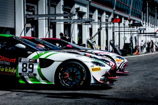 #89 AGS Events FRA Aston Martin Vantage AMR GT4 Pro-Am Nicolas Gomar FRA Mike Parisy FRA, Free practice 1, Pitlane
 | SRO / Patrick Hecq Photography