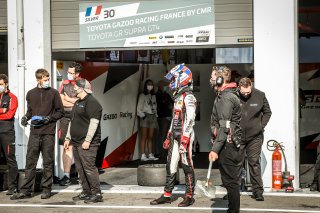 #30 Toyota Gazoo Racing France by CMR FRA Toyota GR Supra GT4 Silver Julien Piguet FRA Aurélien Panis FRA, Pitlane, Race 2
 | SRO / Patrick Hecq Photography