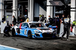 #42 Sainteloc Racing FRA Audi R8 LMS GT4 Pro-Am Fabien Michal FRA Gregory Guilvert FRA, Pitlane, Race 2
 | SRO / Patrick Hecq Photography