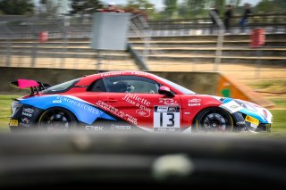 #13 Mirage Racing FRA Alpine A110 GT4 Romano Ricci FRA Vincent Beltoise FRA Pro-Am, Free Practice 1
 | SRO / Dirk Bogaerts Photography