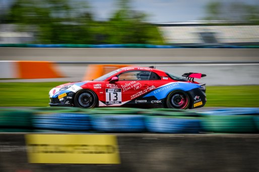 #13 Mirage Racing FRA Alpine A110 GT4 Romano Ricci FRA Vincent Beltoise FRA Pro-Am, Free Practice 1
 | SRO / Dirk Bogaerts Photography