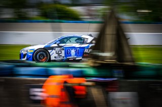 #42 Sainteloc Junior Team FRA Audi R8 LMS GT4 Fabien Michal FRA Grégory Guilvert FRA Pro-Am, Free Practice 1
 | SRO / Dirk Bogaerts Photography