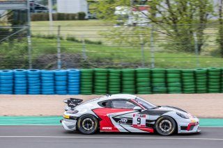 #9 JSB Compétition FRA Porsche 718 Cayman GT4 CS MR Mathieu Casalonga FRA Benjamin Cauvas FRA Am, Essais Libres 1
 | SRO / Patrick Hecq Photography