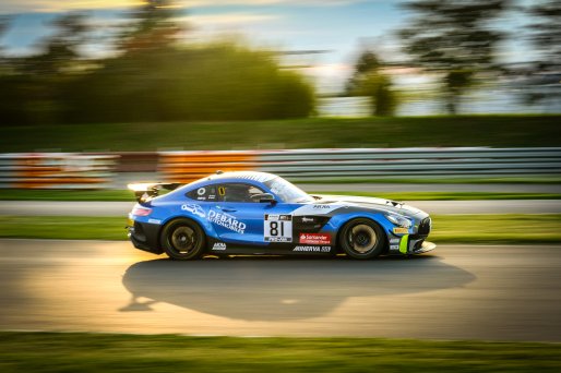 #81 AKKA ASP FRA Mercedes-AMG GT4 Eric Debard FRA Simon Gachet FRA Pro-Am, Free Practice 2
 | SRO / Dirk Bogaerts Photography