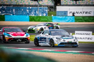 #110 CMR FRA Alpine A110 GT4 Mateo Herrero FRA Stéphane Lémeret BEL Silver, GT4, Race 2
 | SRO / Jules Benichou - 21creation