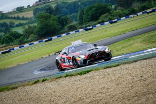 #15 NM Racing Team FRA Mercedes-AMG GT4 Christopher Campbell FRA Lluc Ibanez ESP Pro-Am, Free Practice 1
 | SRO / Dirk Bogaerts Photography