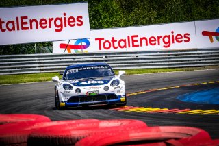 #110 CMR FRA Alpine A110 GT4 Mateo Herrero FRA Stéphane Lémeret BEL Silver, Free Practice 1
 | SRO / Dirk Bogaerts Photography