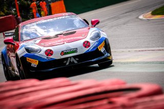 #13 Mirage Racing FRA Alpine A110 GT4 Romano Ricci FRA Vincent Beltoise FRA Pro-Am, Free Practice 1
 | SRO / Dirk Bogaerts Photography