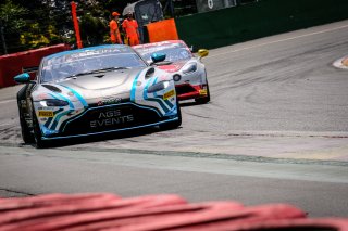 #007 AGS Events FRA Aston Martin Vantage AMR GT4 Romain Leroux FRA Valentin Hasse-Clot FRA Silver, Free Practice 1
 | SRO / Dirk Bogaerts Photography