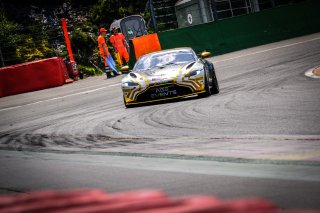 #161 AGS Events FRA Aston Martin Vantage AMR GT4 Didier Dumaine FRA Christophe Carrière FRA Am, Free Practice 1
 | SRO / Dirk Bogaerts Photography