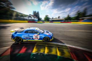 #76 Bodemer Auto FRA Alpine A110 GT4 Jean-Charles Rédélé FRA Laurent Coubard FRA Am, Free Practice 2
 | SRO / Dirk Bogaerts Photography