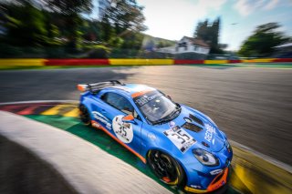 #35 Bodemer Auto FRA Alpine A110 GT4 Alain Ferté FRA Grégoire Demoustier BEL Pro-Am, Free Practice 2
 | SRO / Dirk Bogaerts Photography