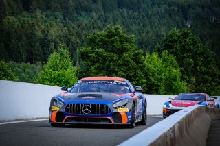 #88 AKKA ASP FRA Mercedes-AMG GT4 Paul Evrard FRA Timothé Buret FRA Silver, Free Practice 2
 | SRO / Dirk Bogaerts Photography