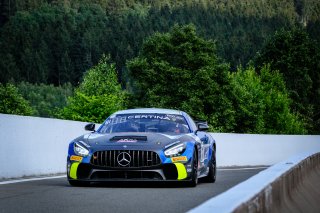 #81 AKKA ASP FRA Mercedes-AMG GT4 Eric Debard FRA Simon Gachet FRA Pro-Am, Free Practice 2
 | SRO / Dirk Bogaerts Photography