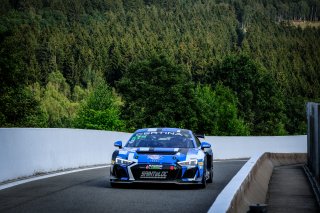 #42 Sainteloc Junior Team FRA Audi R8 LMS GT4 Fabien Michal FRA Grégory Guilvert FRA Pro-Am, Free Practice 2
 | SRO / Dirk Bogaerts Photography