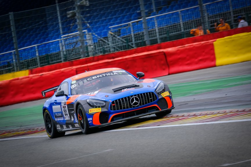 #88 AKKA ASP FRA Mercedes-AMG GT4 Paul Evrard FRA Timothé Buret FRA Silver, Qualifying
