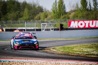 #16 AKKODIS ASP Team Mercedes-AMG GT4 Jim Pla Fabien Barthez PRO-AM, Free Practice 1, GT4
 | SRO / TWENTY-ONE CREATION - Jules Benichou