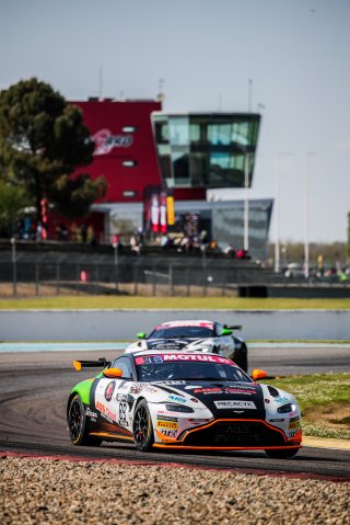 #89 AGS Events Aston Martin Vantage AMR GT4 Loris Cabirou Nicolas Gomar PRO-AM, Free Practice 1, GT4
 | SRO / TWENTY-ONE CREATION - Jules Benichou