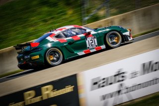 #121 K-Worx Porsche 718 Cayman GT4 RS Clubsport Timothé Buret Christopher Campbell PRO-AM, Free Practice 2
 | SRO / Dirk Bogaerts Photography
