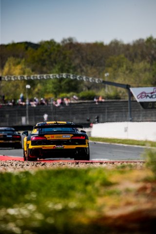#14 SAINTELOC RACING Audi R8 LMS GT4 Roee Meyuhas Erwan Bastard SILVER, Free Practice 2, GT4
 | SRO / TWENTY-ONE CREATION - Jules Benichou
