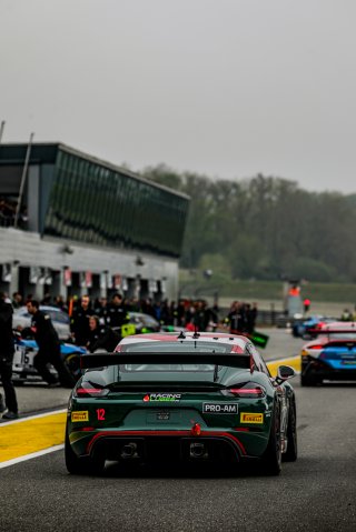 #12 K-Worx  Porsche 718  Cayman GT4 RS Clubsport Hugo Mogica Pascal Huteau PRO-AM, GT4, Qualifyings
 | SRO / TWENTY-ONE CREATION - Jules Benichou