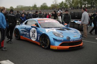 #35 BODEMER AUTO Alpine A110 GT4 Grégoire Demoustier Anthony Beltoise SILVER, GT4, Gridwalk, Race 2
 | SRO / TWENTY-ONE CREATION - Jules Benichou