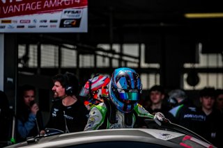 #7 AGS Events Aston Martin Vantage AMR GT4 Hugo Bac Ewen Hachez SILVER, GT4, Pitlane, Race 2
 | SRO / TWENTY-ONE CREATION - Jules Benichou