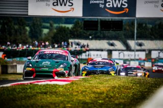 #121 K-Worx Porsche 718 Cayman GT4 RS Clubsport Timothé Buret Christopher Campbell PRO-AM, GT4, Race 2
 | SRO / TWENTY-ONE CREATION - Jules Benichou