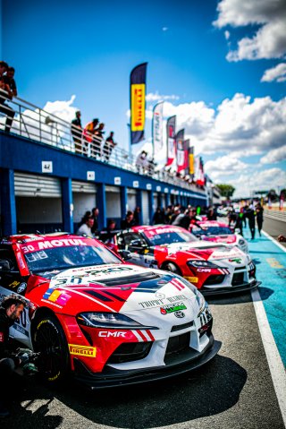 #30 CMR Toyota GR Supra GT4 Stephane Tribaudini Stephane Lemeret SILVER, Essais Libre 2, GT4, Pitlane
 | SRO / TWENTY-ONE CREATION - Jules Benichou