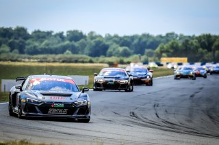 #42 SAINTELOC RACING Audi R8 LMS GT4 Gregory Guilvert Gregory Curson Faessel PRO-AM, Course 1
 | SRO / Patrick Hecq Photography