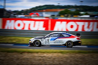 #17 L'ESPACE BIENVENUE BMW M4 GT4 Benjamin Lessennes Ricardo Van Der Ende SILVER, Race 2
 | SRO / Patrick Hecq Photography