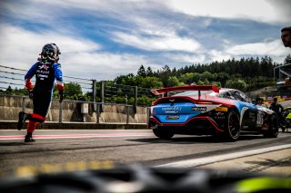 #13 Mirage Racing Valentin Hasse-Clot   Arnold Robin Aston Martin Vantage AMR GT4 PRO-AM, Free Practice 1, GT4, Pitlane
 | SRO / TWENTY-ONE CREATION - Jules Benichou